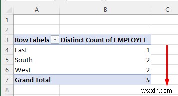 Excel 피벗 테이블에서 중복 계산(2가지 쉬운 방법)