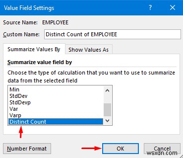 Excel 피벗 테이블에서 중복 계산(2가지 쉬운 방법)