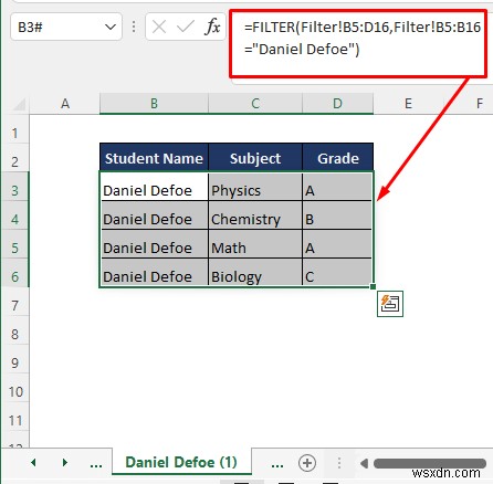 열 값에 따라 Excel 시트를 여러 시트로 분할하는 방법