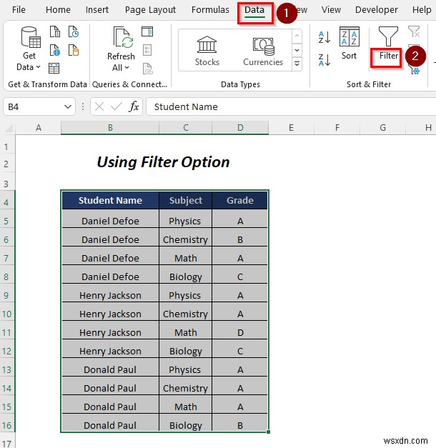 열 값에 따라 Excel 시트를 여러 시트로 분할하는 방법