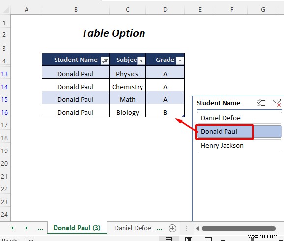 열 값에 따라 Excel 시트를 여러 시트로 분할하는 방법