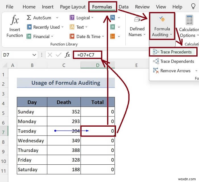 Excel에서 순환 참조를 제거하는 방법(2가지 방법)