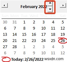 전체 열에 대한 Excel 날짜 선택기