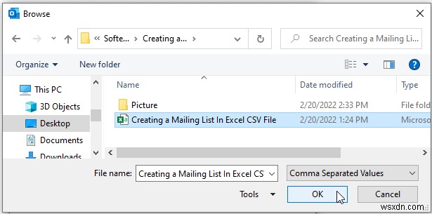 Excel에서 메일링 리스트 만들기(2가지 방법)
