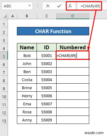 Excel에서 번호 매기기 목록을 만드는 방법(8가지 방법)