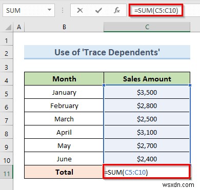 Excel에 나열할 수 없는 순환 참조 수정(4가지 쉬운 방법)