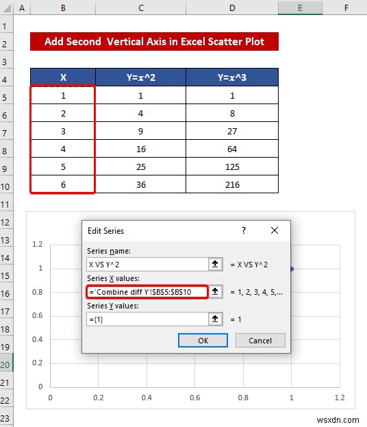 Excel에서 그래프를 서로 다른 X축과 결합하는 방법