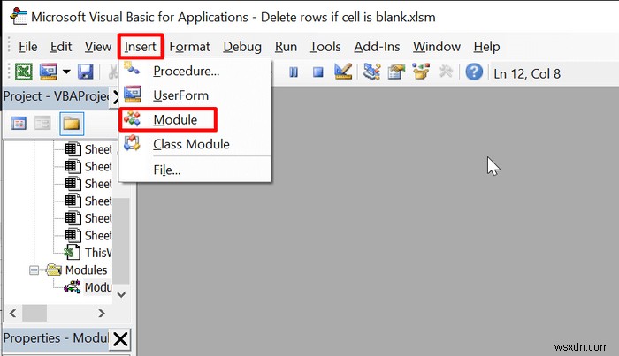 배열에서 데이터 유효성 검사 목록을 만드는 Excel VBA