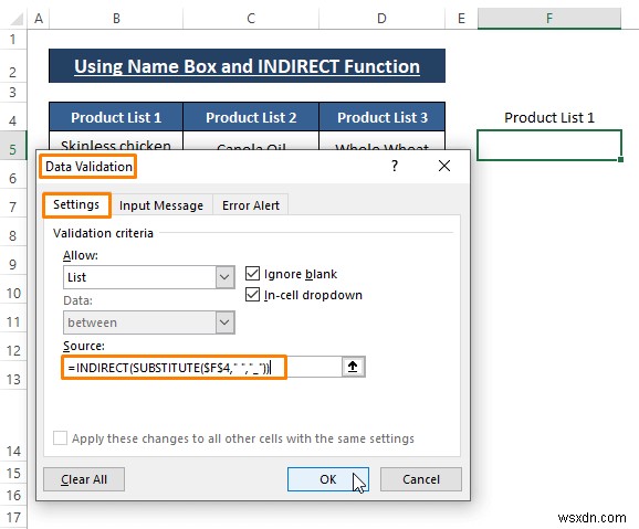 Excel에서 공백을 사용하여 종속 드롭다운 목록을 만드는 방법