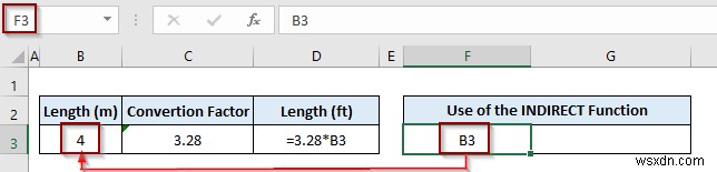 Excel에서 INDIRECT 함수를 사용하여 텍스트를 수식으로 변환하는 방법