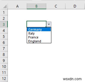 Excel의 VBA를 사용한 드롭다운 목록의 고유 값(전체 가이드)