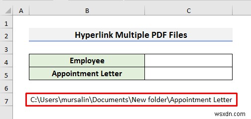 Excel에서 여러 PDF 파일을 하이퍼링크하는 방법(3가지 방법)