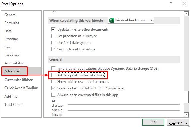 [Fixed!]  이 통합 문서에는 다른 데이터 소스에 대한 링크가 포함되어 있습니다  Excel 오류