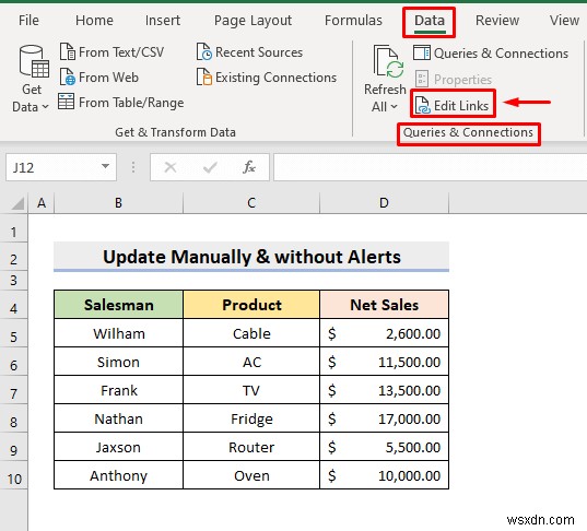 [Fixed!]  이 통합 문서에는 다른 데이터 소스에 대한 링크가 포함되어 있습니다  Excel 오류