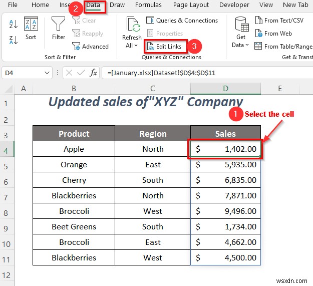 [Fix]:Excel 편집 링크 변경 소스가 작동하지 않음