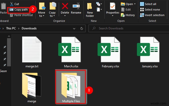 CMD를 사용하여 Excel 파일을 하나로 병합하는 방법(4단계)