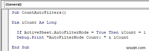 자동 필터가 켜져 있는지 확인하는 Excel VBA(4가지 쉬운 방법)