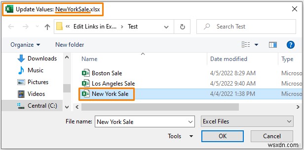 [Fix:] Excel의 편집 링크가 작동하지 않음