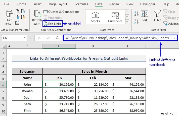 Excel에서 회색으로 표시된 링크 편집 또는 소스 변경 옵션에 대한 7가지 솔루션 