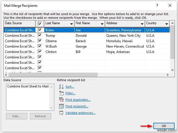 Excel 파일을 우편물 레이블에 병합하는 방법(쉬운 단계 포함) 
