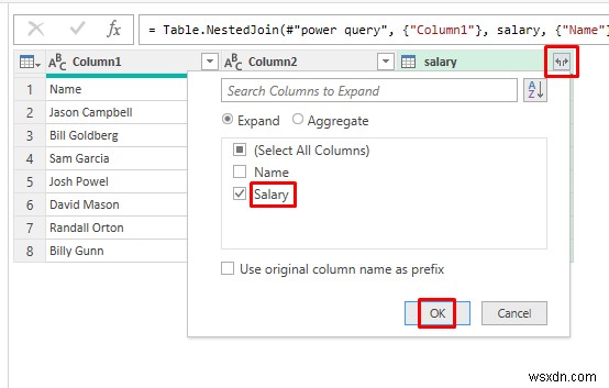 열을 기준으로 Excel 파일을 병합하는 방법(3가지 방법) 