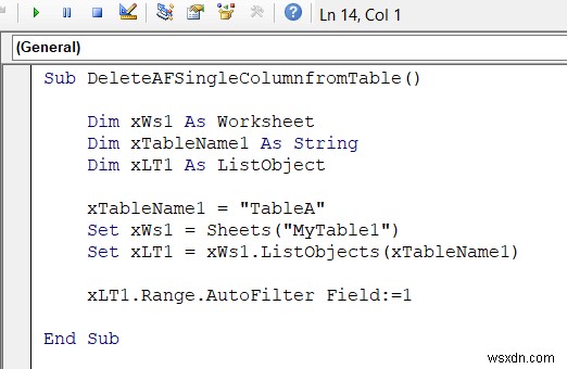 Excel VBA:자동 필터가 있는 경우 제거(예제 7개)