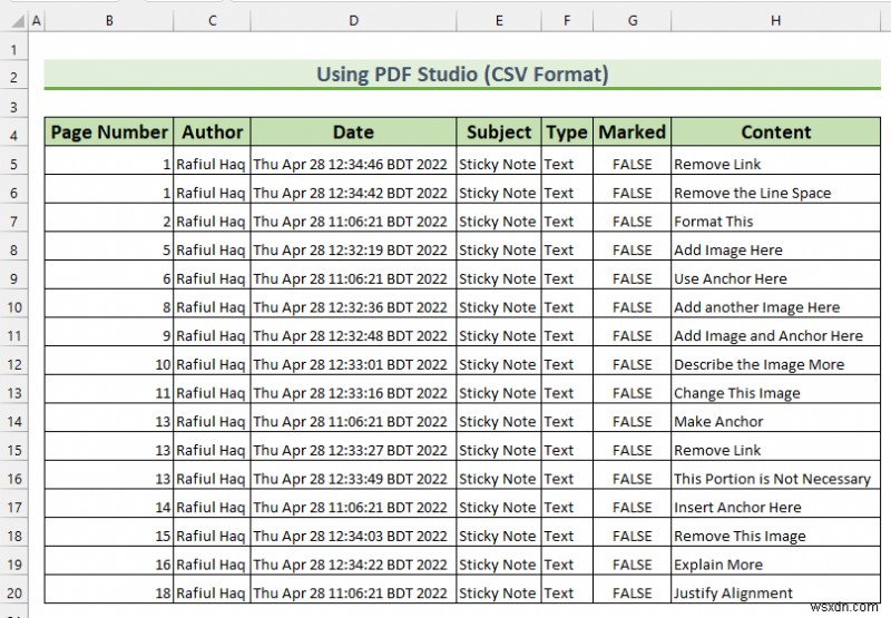 PDF 주석을 Excel 스프레드시트로 내보내는 방법(3가지 빠른 요령)