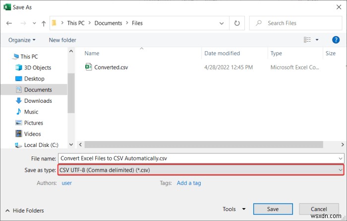 Excel 파일을 CSV로 자동 변환하는 방법(간단한 3가지 방법)