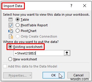 CSV를 Excel의 기존 시트로 가져오는 방법(5가지 방법)