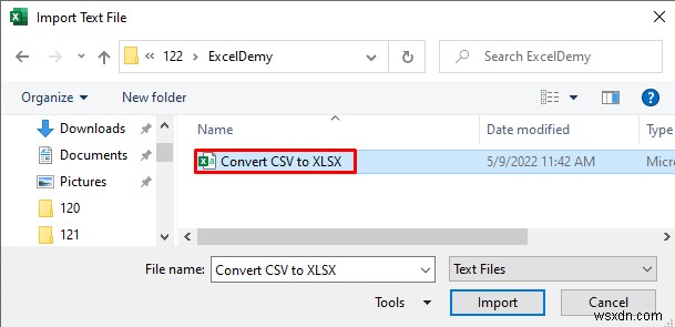 CSV를 XLSX로 변환하는 방법(4가지 빠른 방법)