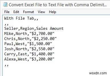 Excel 파일을 쉼표로 구분된 텍스트 파일로 변환하는 방법(3가지 방법)