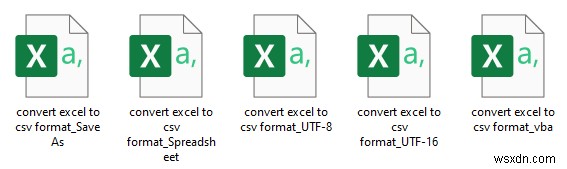 Excel 파일을 CSV 형식으로 변환하는 방법(5가지 쉬운 방법)