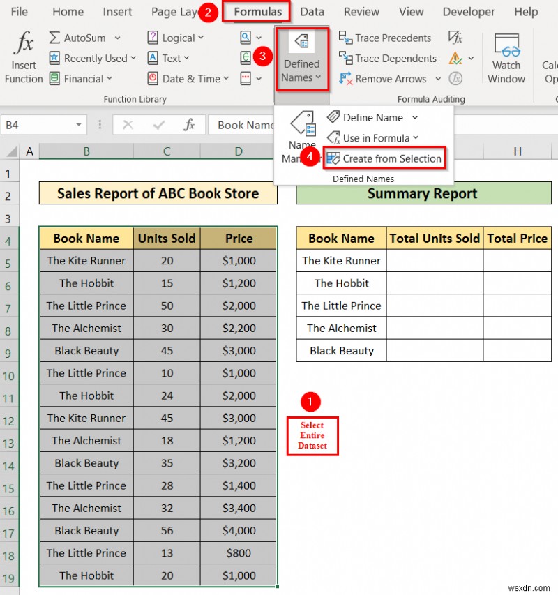 Excel에서 요약 보고서를 만드는 방법(2가지 쉬운 방법)