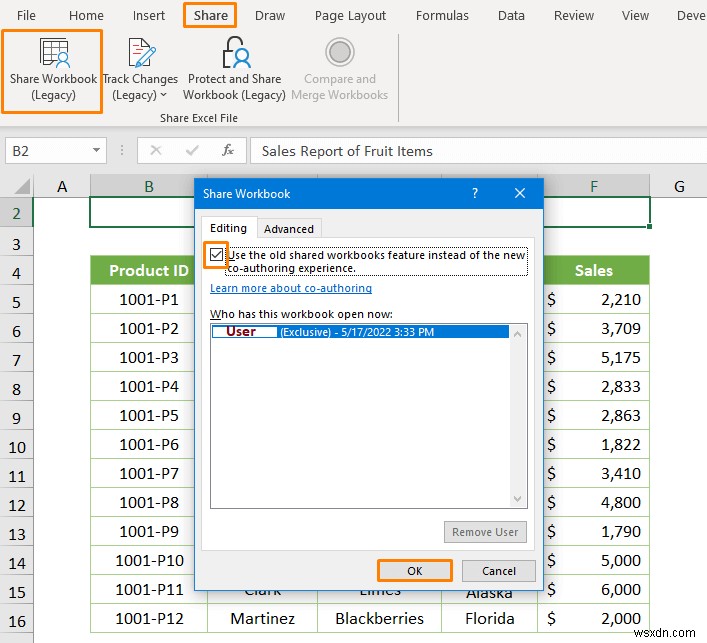 여러 사용자를 위해 Excel 파일을 공유하는 방법