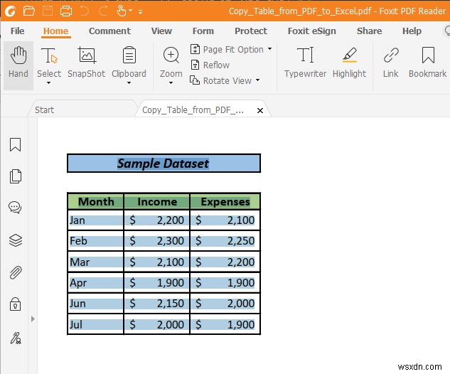 서식을 사용하여 PDF에서 Excel로 표 복사(2가지 효과적인 방법)