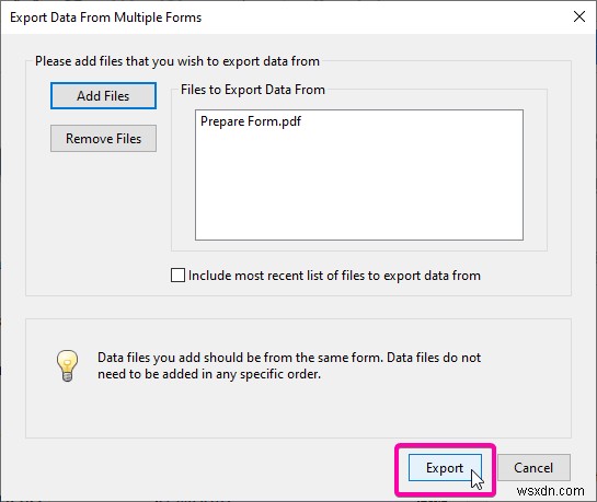 PDF 양식을 Excel 데이터베이스에 연결하는 방법(간단한 단계 포함)