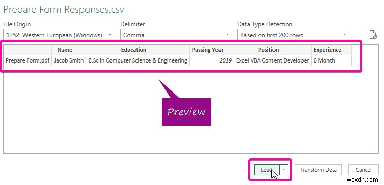 PDF 양식을 Excel 데이터베이스에 연결하는 방법(간단한 단계 포함)