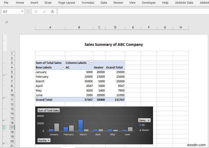 Excel 데이터에서 PDF 보고서를 생성하는 방법(4가지 쉬운 방법)