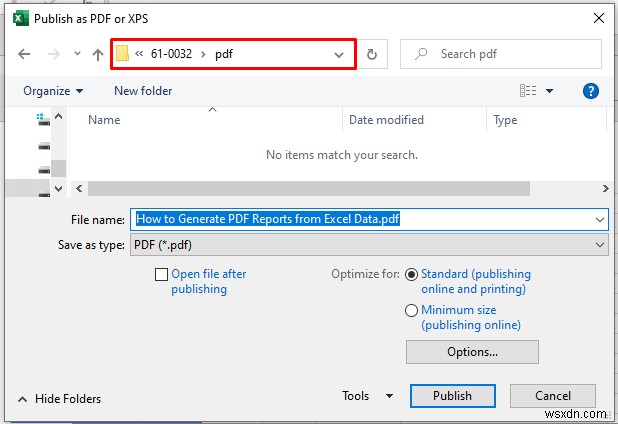 Excel 데이터에서 PDF 보고서를 생성하는 방법(4가지 쉬운 방법)