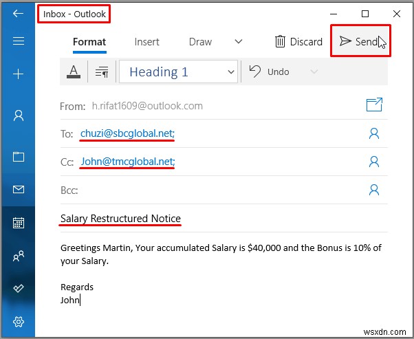Excel에서 Outlook으로 자동 이메일을 보내는 방법(4가지 방법)