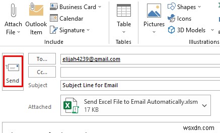 Excel 파일을 이메일로 자동 전송하는 방법(적절한 3가지 방법)