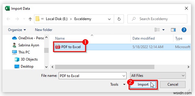 PDF에서 Excel 표로 복사하는 방법(2가지 적절한 방법)