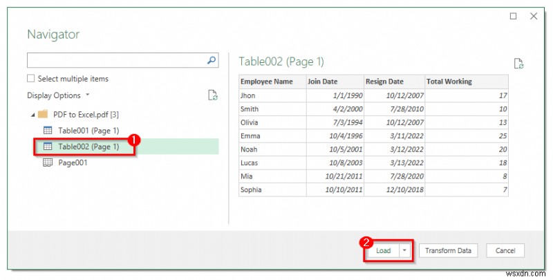 PDF에서 Excel 표로 복사하는 방법(2가지 적절한 방법)