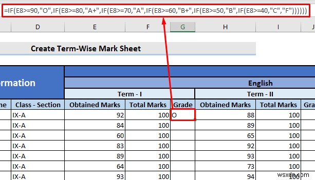 Excel에서 성적표를 만드는 방법(무료 템플릿 다운로드)