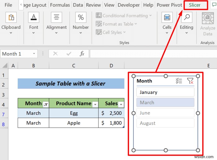 Excel에서 슬라이서 크기를 조정하는 방법(빠른 단계 포함)