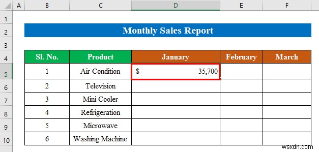 Excel에서 월별 판매 보고서를 만드는 방법(간단한 단계 포함)