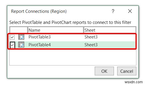 여러 피벗 테이블용 Excel 슬라이서(연결 및 사용)