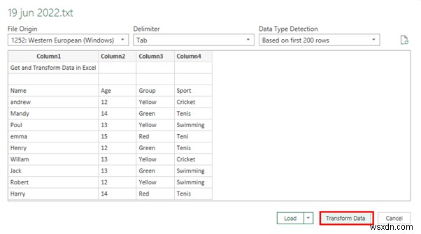 Excel에서 데이터를 가져오고 변환하는 방법(적합한 예 4개)