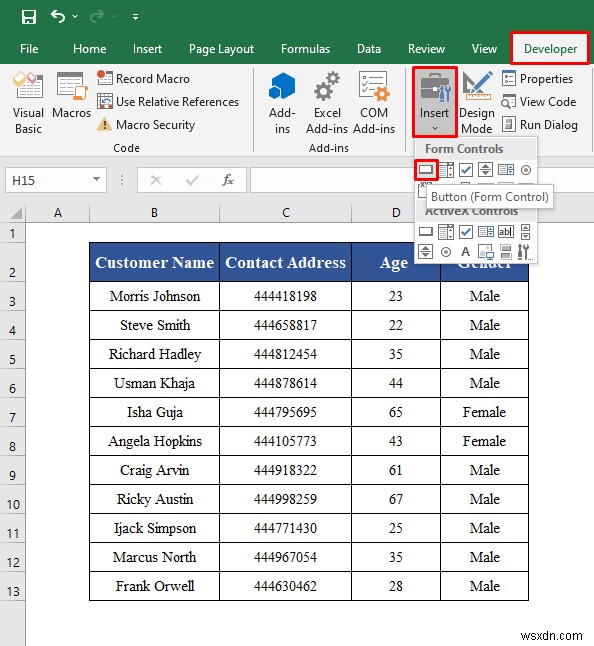 Excel VBA에서 데이터 입력 양식을 만드는 방법(간단한 단계 포함)