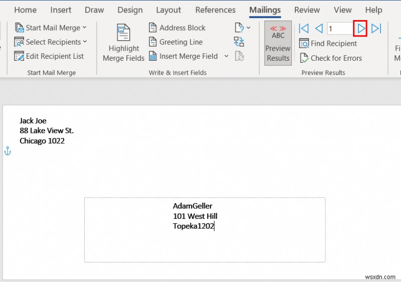 Excel에서 Word Envelope으로 편지 병합(2가지 쉬운 방법)